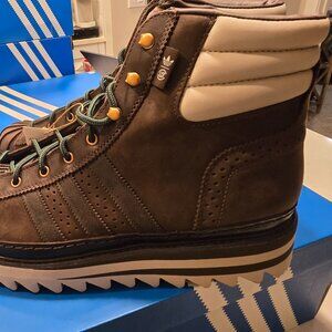 Adidas Men's CLOT PRO MODEL BY EC Boot Dark Brown/Wonder Beige JQ1263 SZ 10.5